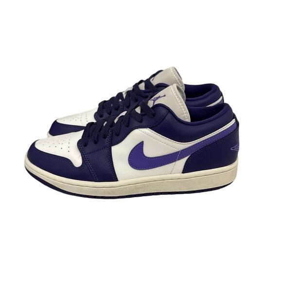 Nike Air Jordan Shoes Jordan 1 Low Sky J Purple Sneakers Size Women's 9 - Picture 1 of 6
